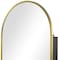 Homeroots 24" Gold Arch Metal Framed Mirror Set 565344 - alternate 8