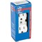 Leviton 15A White Shallow Commercial Grade 5-15R Duplex Outlet S02-0BR15-0WS - alternate 3