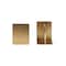 Homeroots Set of Two Gold Metal Geo Arch Decorative Bookends, 2PK 608681 - alternate 6