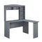 Homeroots 49" Gray Wood L Shape Computer Desk 723777 - alternate 1
