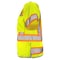 Dome75 Hi-Vis Short Sleeve Safety Vest 2X/3X Class ANSI/ISEA 107-2020 Class 3 , Reinforced Front Zipper DV2533 - alternate 8