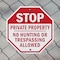 Signmission Stop Private Property No Hunting or, 10 inch X 10 inch, Aluminum Metal Signs, 2PK OC-A-2PACK-10-207 - alternate 6