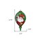 Homeroots Plaid Santa with Cardinals Hand Painted Mouth Blown Glass Ornament 477496 - alternate 5