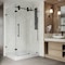 Vigo 36 in. L x 48 in. W x 79 in. H Frameless Sliding Rectangle Shower Enclosure Kit in Matte Black VG6051MBCL48WR - alternate 6