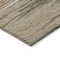 Homeroots 5' X 8' Taupe Copper And Green Striped Washable Indoor Outdoor Area Rug 597296 - alternate 9