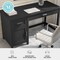 Martha Stewart 22.75 in H, 54 in W X Engineered Wood, Steel, Black Frame/Brushed Nickel Hardware ZG-ZP-09-BK-MS - alternate 10