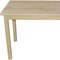 Homeroots 48" Natural Solid Wood Dining Table 548867 - alternate 8