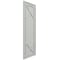 Ekena Millwork True Fit PVC Bungalow Fixed Mount Shutters, Hailstorm Gray, 12W x 28H, PR TFP001BG12X028ST - alternate 14