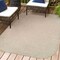 Jonathan Y Miles Modern Minimalist Radius Corner Solid Beige 4 ft. x 6 ft. Indoor/Outdoor Shaped Area Rug SHP100B-4 - alternate 8