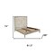 Homeroots Three Piece Gray Solid Wood Bedroom Set 643651 - alternate 9