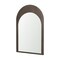 Homeroots 36" Brown Solid Wood Arch Accent Mirror 607343 - alternate 5