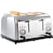 Megachef 4 Slice Wide Slot Toaster with Variable Browning in Silver MG-TS-3500S - alternate 1