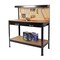 Wrightmaster 45 in. Black Steel Frame Workbench with Drawer & Shelf ZR-28009 - alternate 6