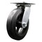 Service Caster 8 Inch Heavy Duty Top Plate Rubber on Steel Swivel Caster with Ball Bearing SCC SCC-35S820-RSB - alternate 1