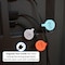 Grizzly Supply Circle Cable Label, 1.1 in L, 1.1 in W, Hook and Loop Closure, Assorted Colors, 10PK GS-HLCL-Circle - alternate 15