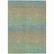Homeroots 8' X 10' Blue Striped Washable Indoor Outdoor Area Rug 608798 - alternate 9
