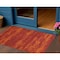 Homeroots 2' X 4' Red And Orange Abstract Indoor Outdoor Area Rug 545978 - alternate 1