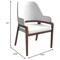 Leisuremod Ethora Collection Modern Wooden Dining Chair in White EC22W - alternate 9