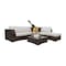 Hospitality Rattan Patio Soho 6-Piece Modular Sectional Set 903-1321-JBP-6SEC-GL - alternate 1