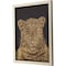 Homeroots Leopard Portrait Gold Framed Print Wall Art 526936 - alternate 6