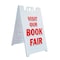 Signmission Visit Our Book Fair, A-Frame & 2 Decals Installed, Heavy-Duty Plastic Frame SBHD-D-2436-Visit Our Book Fair - alternate 1