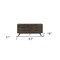 Homeroots 63" Dark Brown Solid Wood Six Drawer Double Dresser 518621 - alternate 9