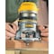 Dewalt 2-1/4 HP (maximum motor HP) EVS Fixed Base Router with Soft Start DW618 - alternate 8