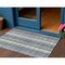 Homeroots 3' X 5' Pewter Gray And Mint Green Plaid Washable Indoor Outdoor Area Rug 613993 - alternate 1