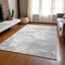 Homeroots 10' X 14' Silver Gray And Ivory Abstract Washable Indoor Outdoor Area Rug 582229 - alternate 8