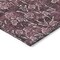 Homeroots 9' X 12' Merlot Mauve And Ivory Floral Washable Indoor Outdoor Area Rug 581904 - alternate 8