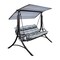 Sunjoy 3-Seat Deluxe Outdoor Patio Garden Swing, Made in Italy, with Steel Frame, Adjustable Canopy A215012701 - alternate 7