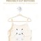 Simple Deluxe Kids Velvet Hangers, 11 Inch Durable Children Hangers for Closet, Beige White, 30PK HKHANGVELVETKID30WHT - alternate 7