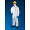 Mcr Safety DISPOSABLE GARMENT WITH OPEN SLEEVES AND OPEN ANKLE, XL, WHITE, DUPONT TYVEK TY125SXL - alternate 3