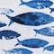 Homeroots Marble Blue School of Fish 1 Wall Art 395664 - alternate 3