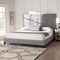 Baxton Studio Hirst Gray Platform Bed- King Size 106-5290 - alternate 9