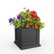 Mayne Fairfield 24in Square Planter  - Graphite Grey 5890-GRG - alternate 1