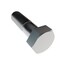 Zoro Select 18-8, 1"-8 Hex Head Cap Screw, Plain Stainless Steel, 3-1/2 in L, 5 PK 1-H-100C-350 - alternate 4