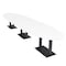 Skutchi Designs Oval Conference Table With Power Unit, 48 in W, 192 in L, White HAR-OVL-48X192-DOU.BK-W960-NA - alternate 1
