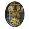 Holland Bar Stool Co Wichita State University 13" Solid Wood Clock WClkPBlkWichSt - alternate 1