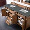 James Martin Vanities Brittany 72'' D Vanity, Saddle Brown w/ Parisien Bleu Silestone Top w/FreePower Wireless Charger 650-V72-SBR-FPBL - alternate 10
