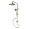 Kingston Brass Wall Mount Rain Drop Shower System with Hand Shower, Brushed Nickel KSG2398D - alternate 1
