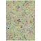 Homeroots 8' X 10' Artichoke Green And Pink Paisley Washable Indoor Outdoor Area Rug 588591 - alternate 9