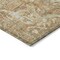 Homeroots 8' Khaki And Brown Round Damask Washable Indoor Outdoor Area Rug 603739 - alternate 8