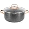 Korkmaz Galaksi 7 Piece Non Stick Aluminum Cookware Set in Black and Rose Gold A1372 - alternate 8