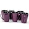Elama Mulberry 14 oz Stoneware Mugs in Purple, 6PK EL-MULBERRY-6PC-CUPS - alternate 8