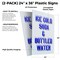 Signmission Ice Cold Soda & Bottled Water, Plastic Signs Only 24 Inch x 36 Inch, Corrugated Plastic, 2PK CSB-2436-2PACK-IceColdSoda&BottledWater - alternate 2