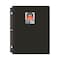 C-Line Products 8-1/2" x 11" Black Two-Pocket 3-Hole Punch Heavyweight Poly Portfolio Folder, 25EA/BX, 6BX/CT 33931-BX - alternate 1