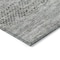Homeroots 8' X 10' Gray And Charcoal Striped Washable Indoor Outdoor Area Rug 615665 - alternate 9