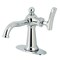 Kingston Brass One-Handle Single-Hole Bathroom Faucet with Deck Plate and Push Pop-Up Drain, Polished Chrome KSD3541TKL - alternate 1