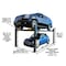 Atlas Automotive Equipment 408Sl Super Deluxe Portable Hobbyist 8,000 Lb. Capacity 4-Post Lift ATTD-408SL - alternate 1